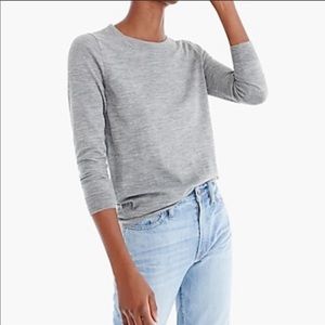 J. Crew Classic Tippi Sweater in Medium Gray